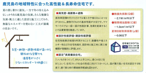 鹿児島の地域特性にあった高性能と長寿命住宅