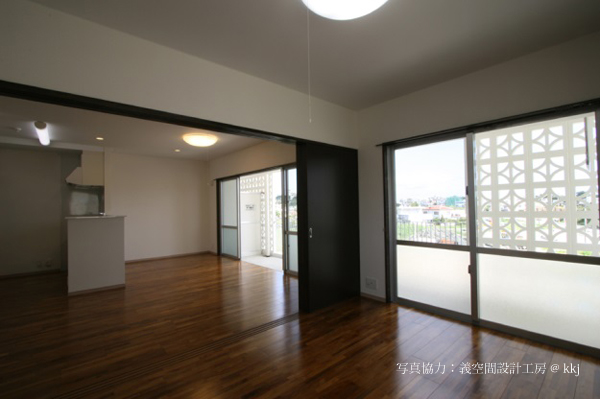 Ｃａｓａ　Ｖｉｌｌａ　真地　内観（写真協力：義空間設計工房）