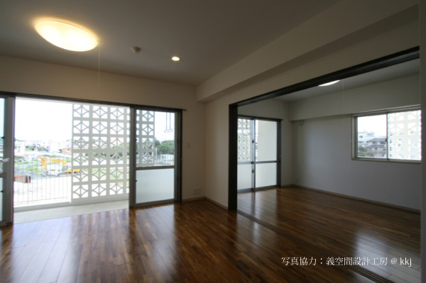 Ｃａｓａ　Ｖｉｌｌａ　真地　内観（写真協力：義空間設計工房）