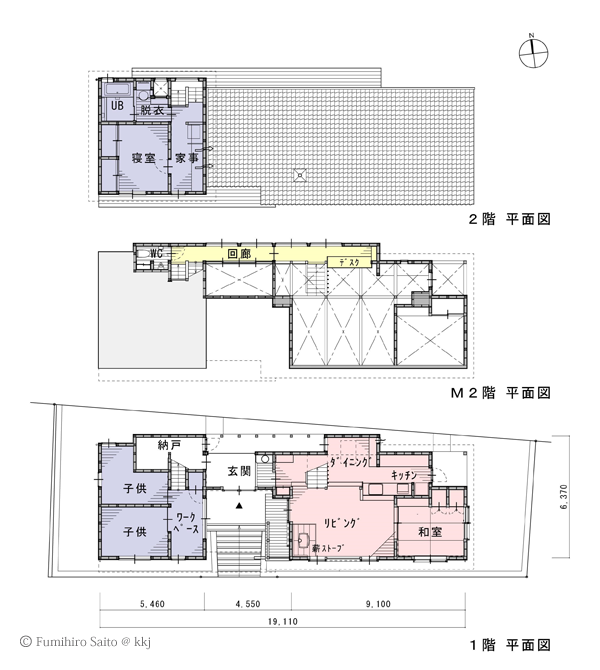 いいの「虹の家」平面図